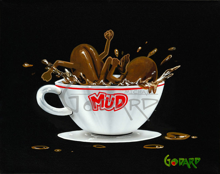 Mud Wrestling by Michael Godard