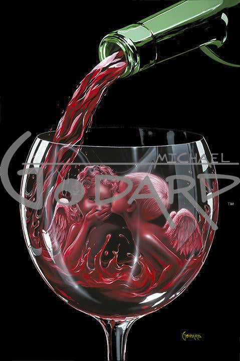 Angel Kiss by Michael Godard