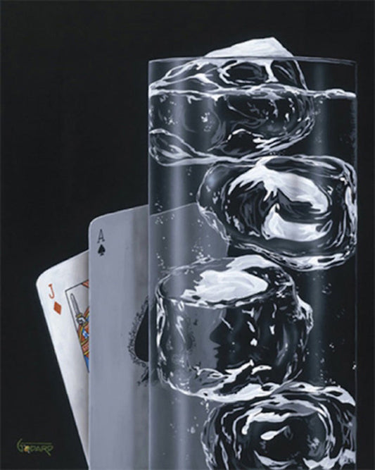 Blackjack and Spritzer by Michael Godard, limited edition giclee