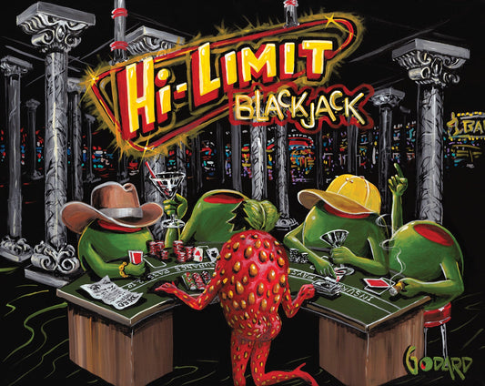 Blackjack Pimps by Michael Godard, limited edition giclee