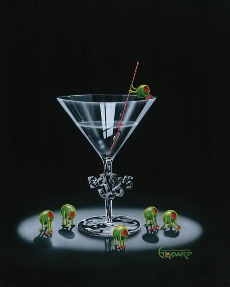 Bottom's Up by Michael Godard, limited edition giclee