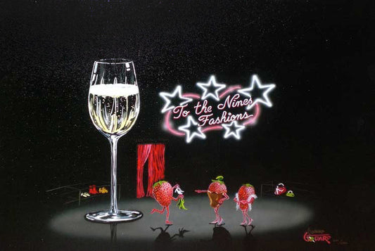 Champagne Shopper by Michael Godard – limited edition art for sale