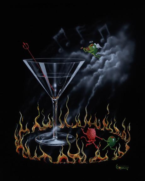 Dancing with the Devil by Michael Godard - limited edition giclee