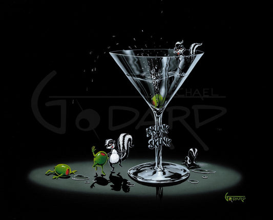 Drunk as a Skunk by Godard, a limited edition giclee