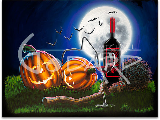 Drunken Pumpkins by Michael Godard