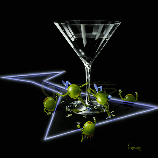 Dirty Martini 4 (Silly Wabbit) by Michael Godard - limited edition giclee