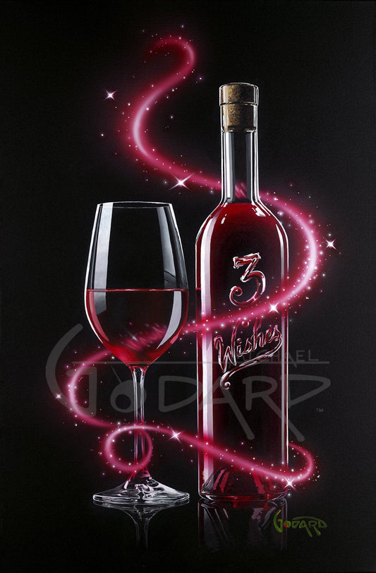 3 Wishes in Red by Michael Godard