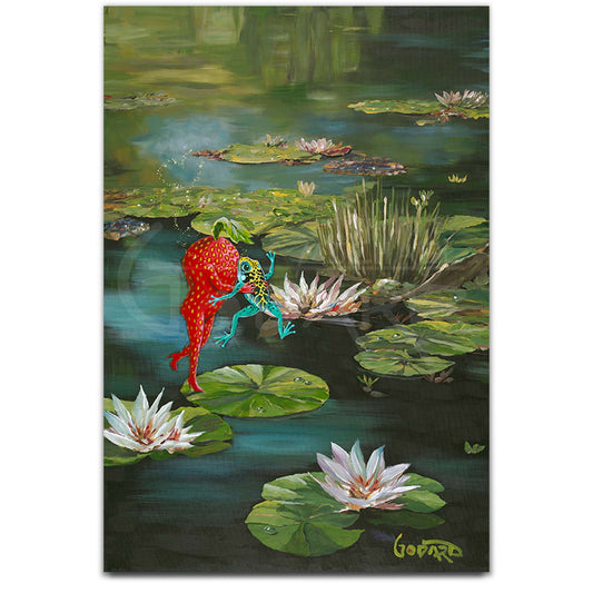 Frog Triptych: Is This My Prince by Michael Godard