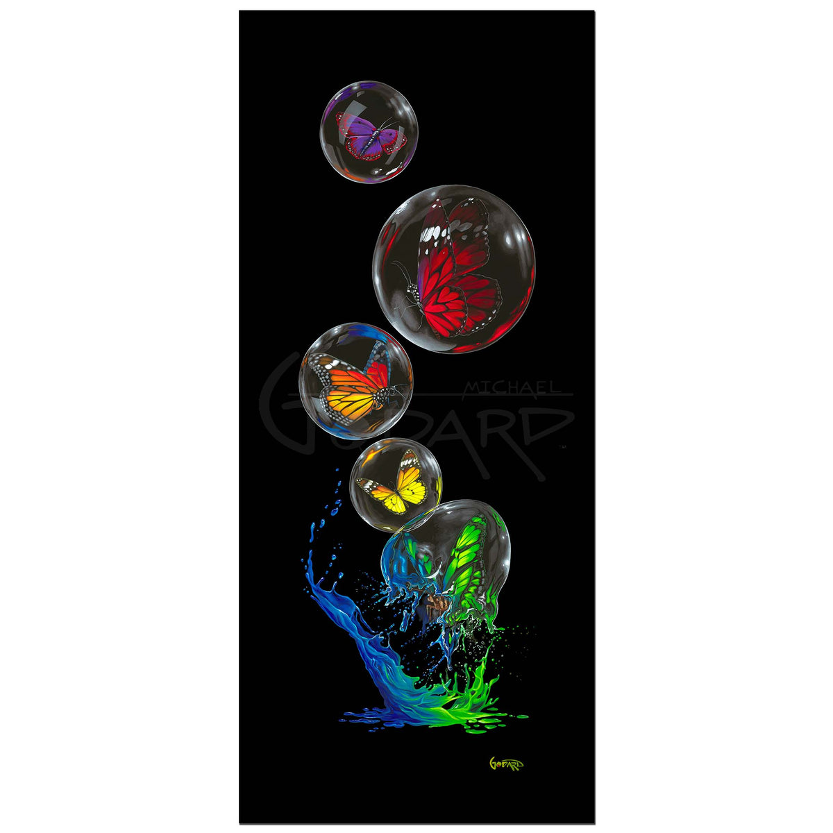 Butterfly Effervescence by Michael Godard – limited edition art for sale