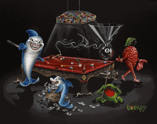 Pool Shark 3 by Michael Godard limited-edition artwork