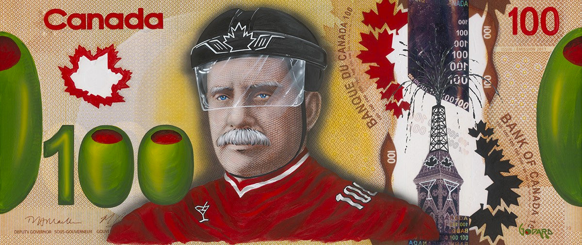$100 Bill Canada on Ice by Michael Godard