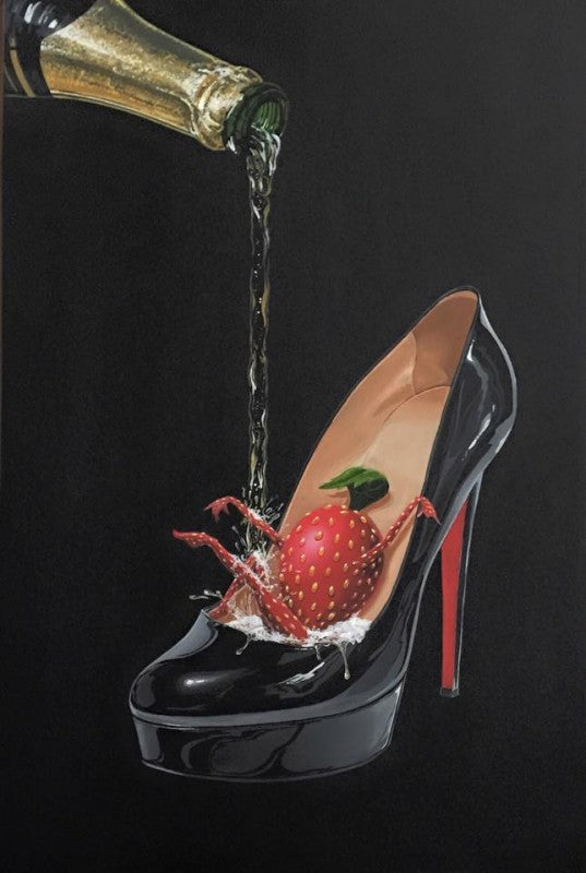 Champagne Shoe by Michael Godard